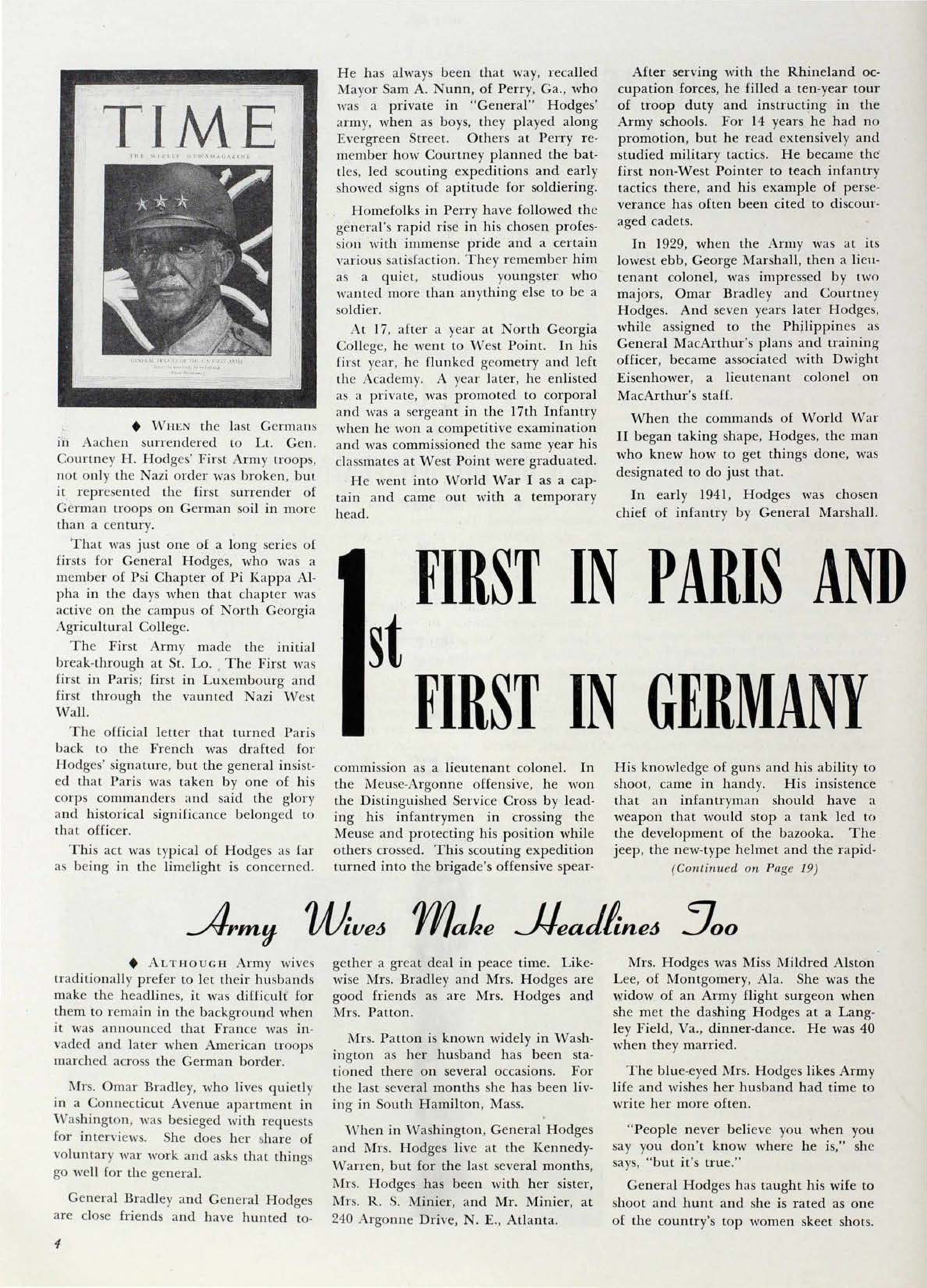 Army Wives Make Headlines Too